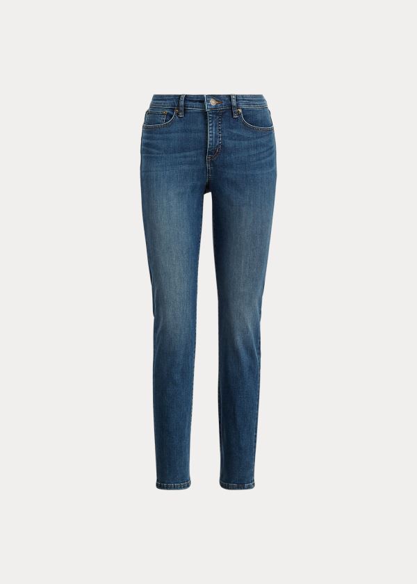 Women's Ralph Lauren Premier Straight Curvy Jeans | 317580KMT